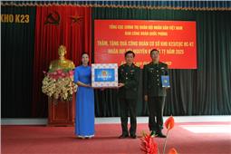 Ban Công đoàn Quốc phòng thăm, tặng quà Tết nguyên đán Ất Tỵ năm 2025